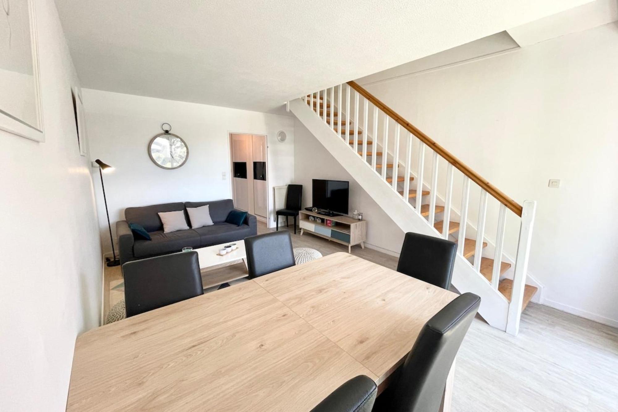 T3 Duplex Top Cosy Balcon 300M Des Plages การ์นัก ภายนอก รูปภาพ